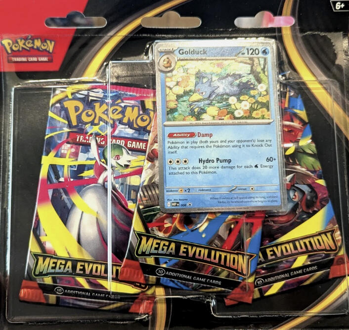 POKEMON MEGA EVOLUTIONS 3 PACK BLISTER Product